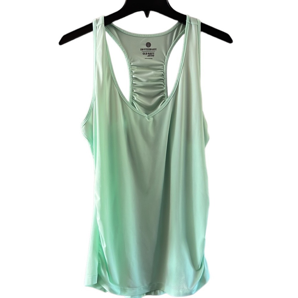 Old Navy Active Women’s Semi fitted workout tank top color lime green si…